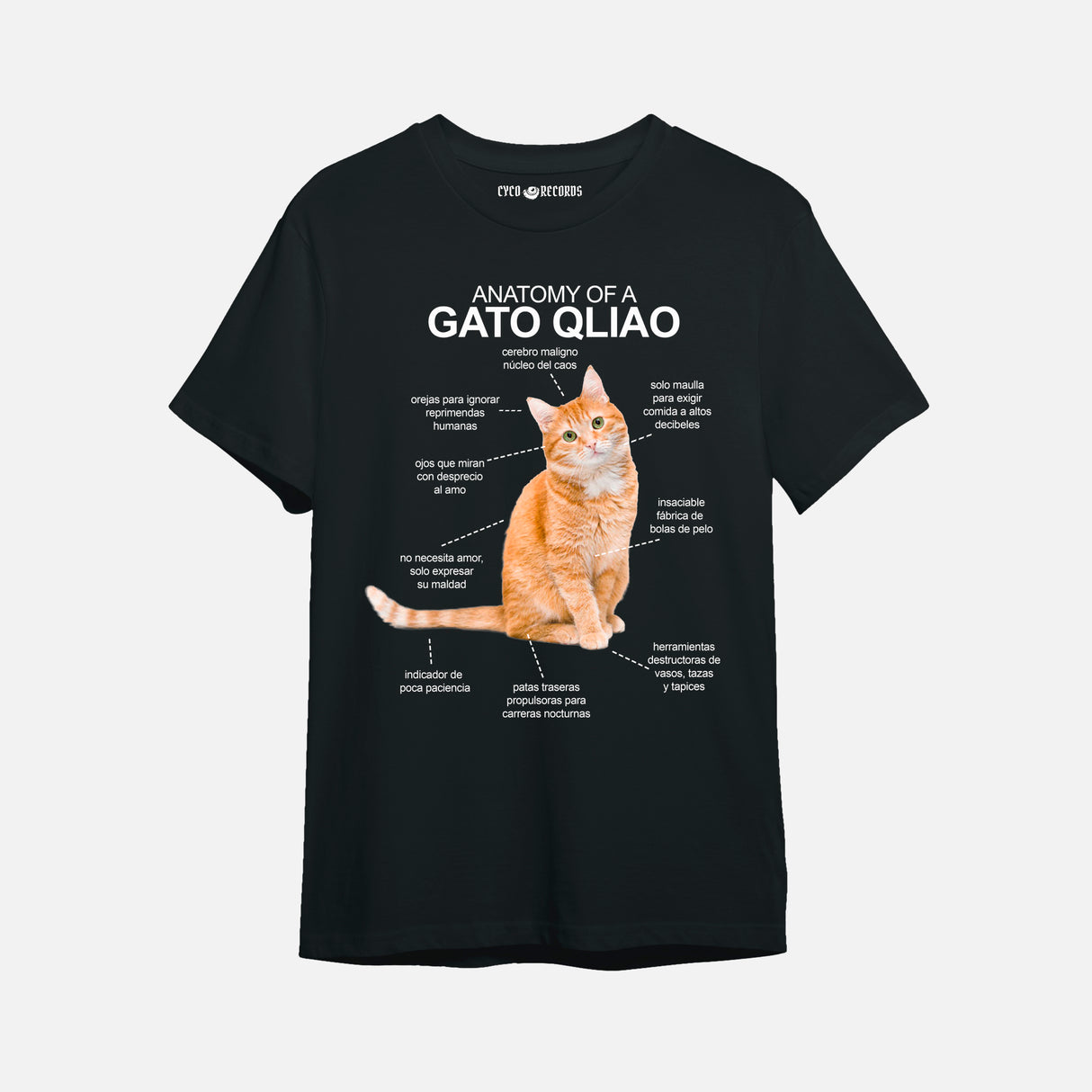 Anatomy of Gato Qliao - Naranjo - Polera