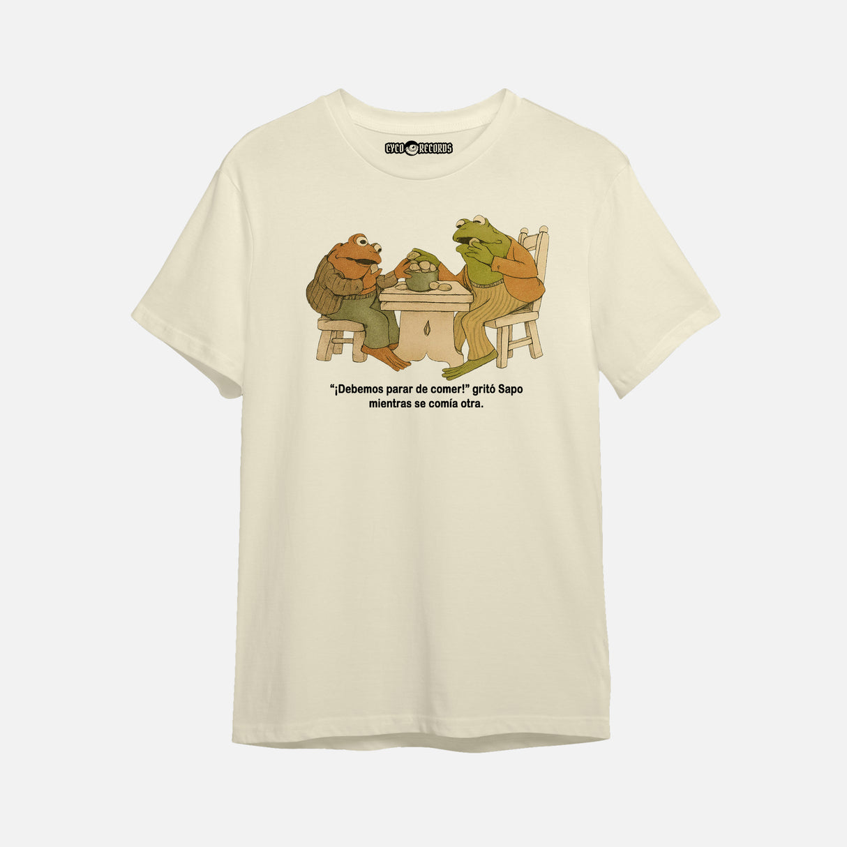 Sapos Comiendo - Polera Beige