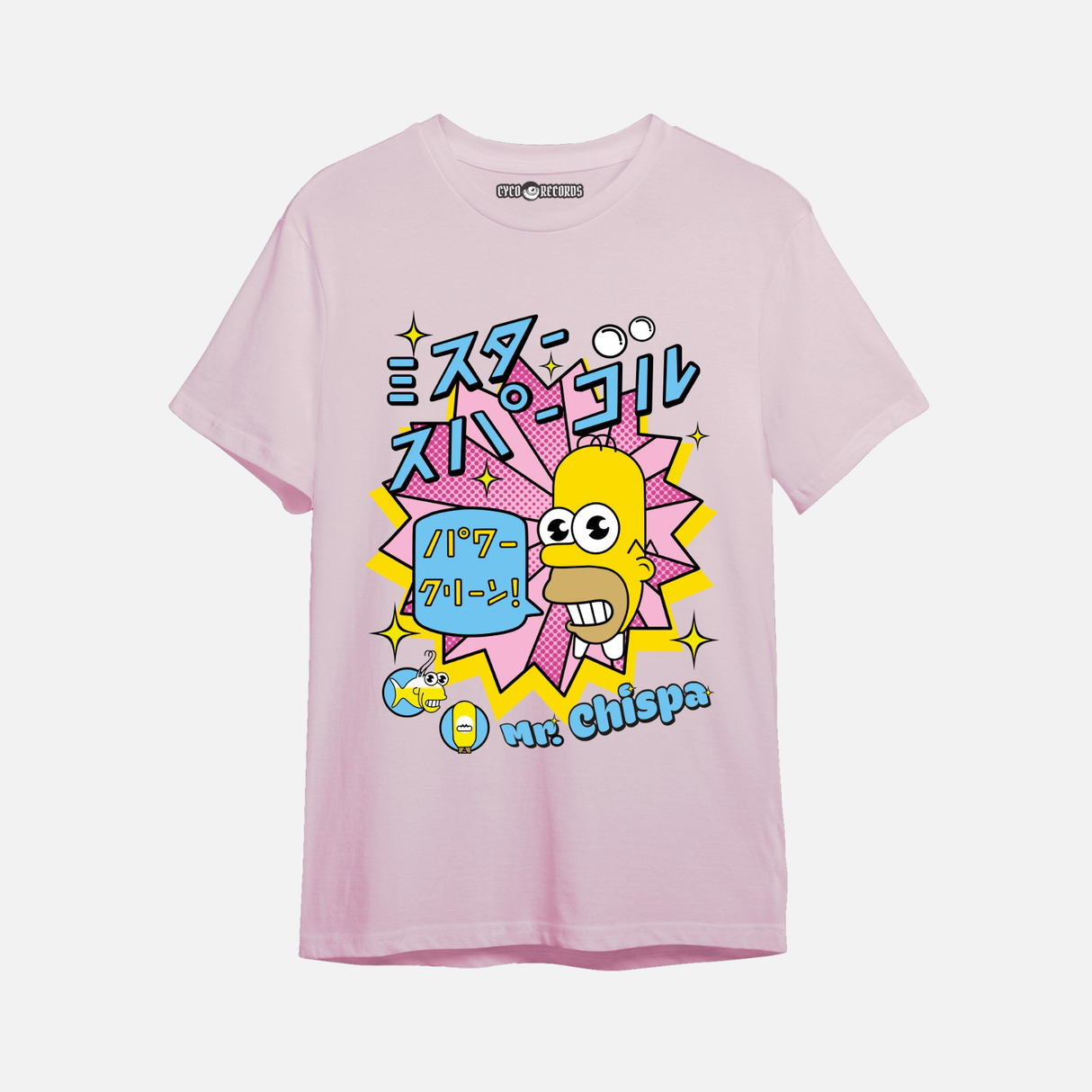 Los Simpsons - Mr Chispa - Polera Rosada