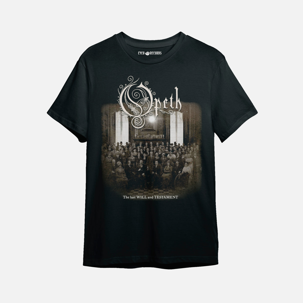 Opeth - Last Will and Testament title - Polera