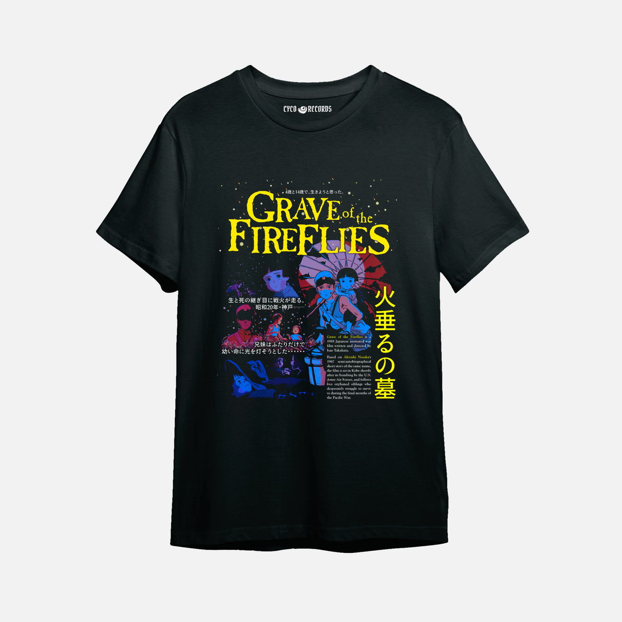 Grave of The Fireflies - La Tumba de las Luciernagas - Polera