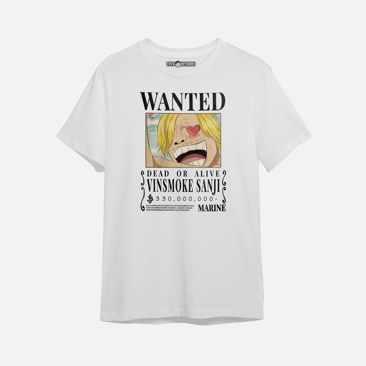 One Piece - Sanji Wanted - Polera