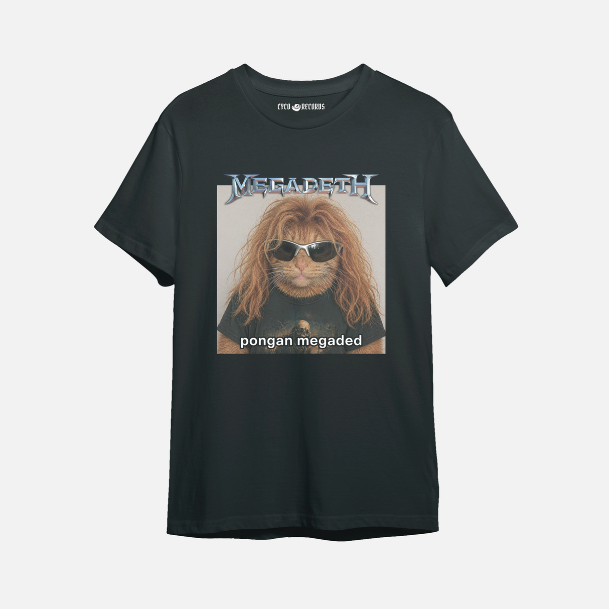 Gato - Pongan Megadeth - Polera