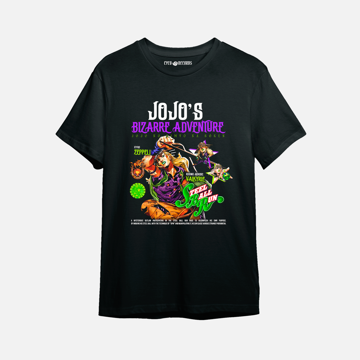 Steel Ball Run - Gyro Zeppeli - Polera