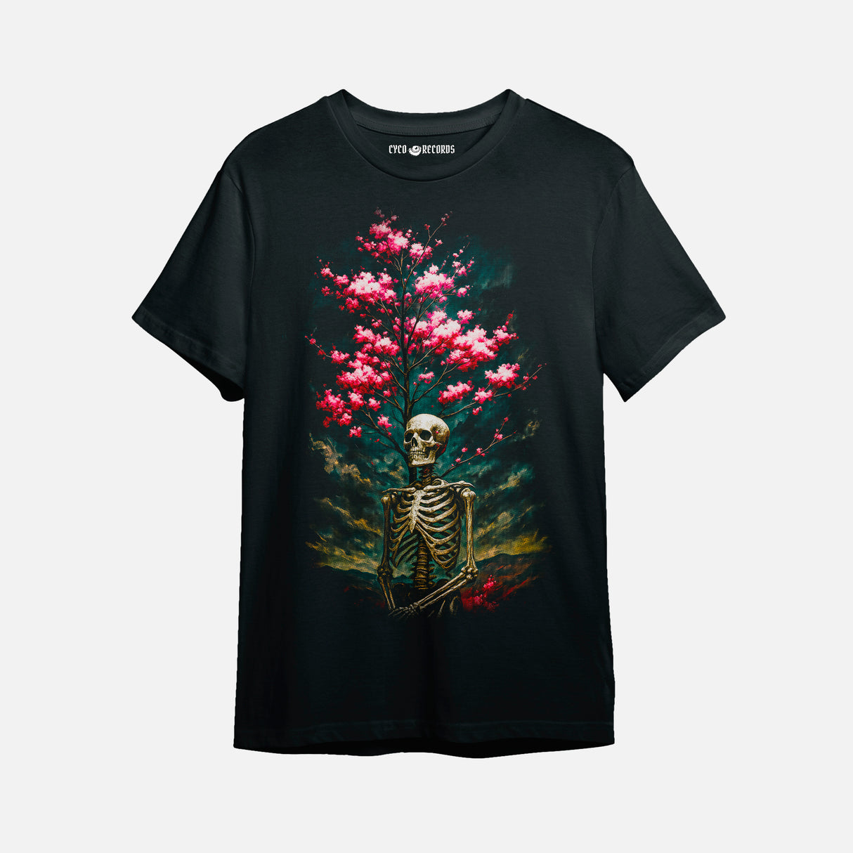Calavera - Esqueleto Arbol de Cerezo - Polera