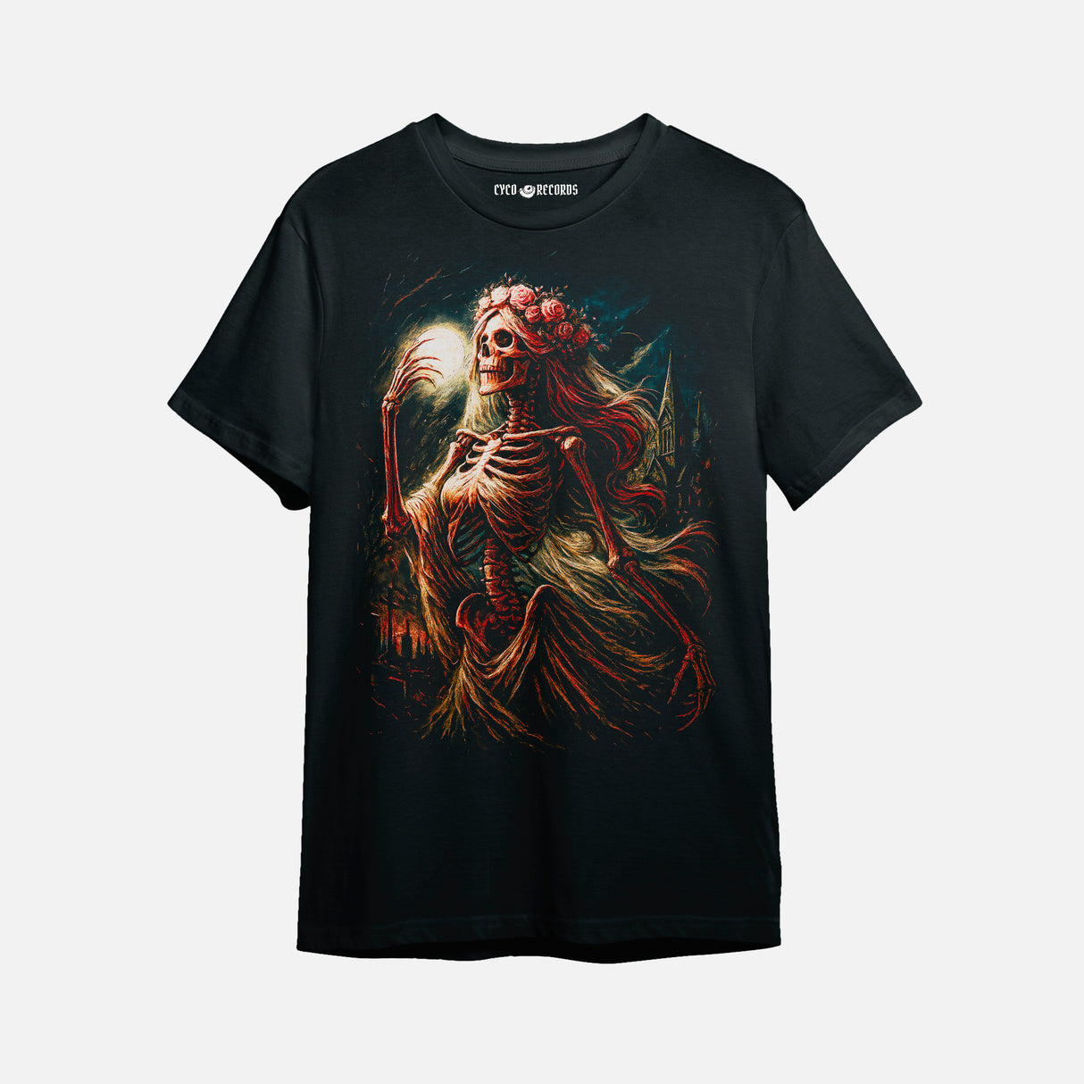 Calavera - Esqueleto de Novia - Polera