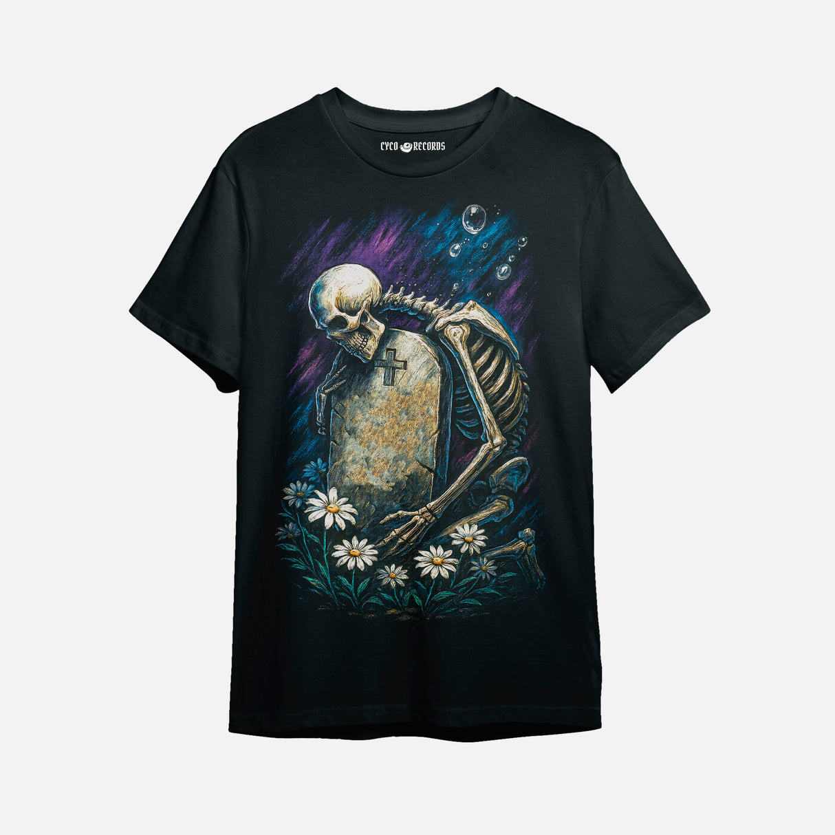 Calavera - Esqueleto Tumba - Polera