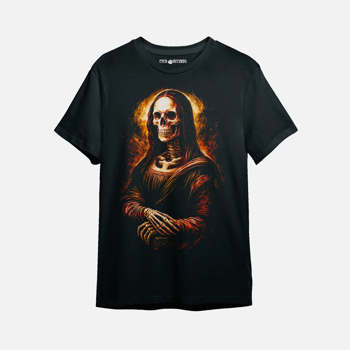 Calavera - Pintura Mona Lisa - Polera