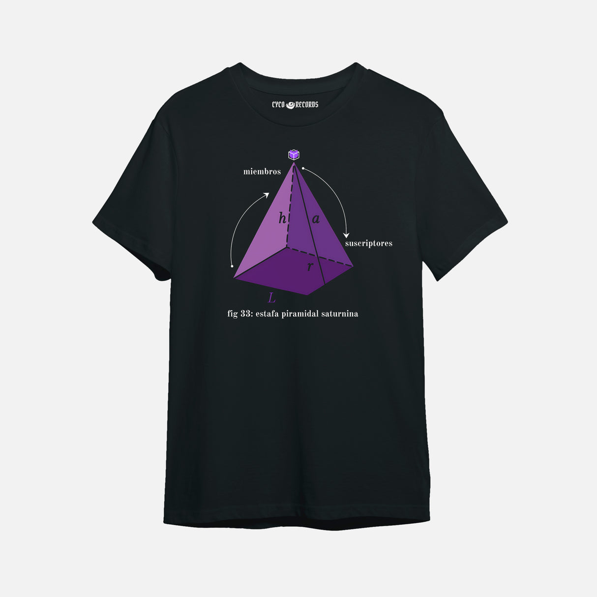 Maldita Sea - Salfate - Estafa Piramidal Negra - Polera