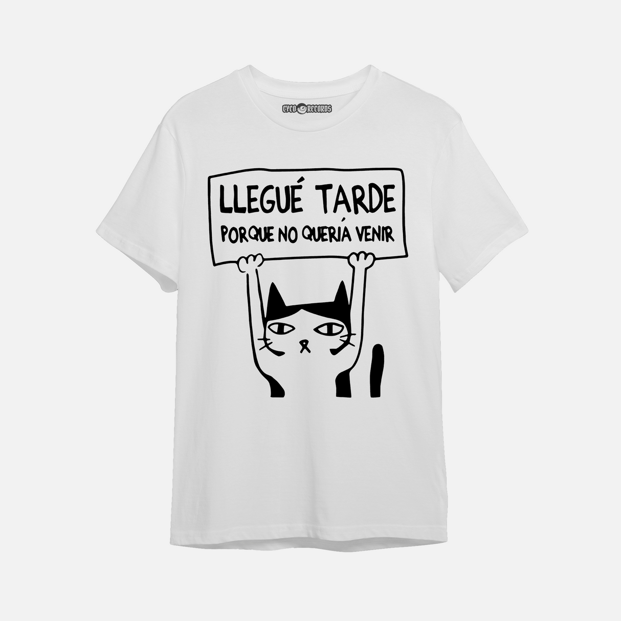Meme - Gato no queria Venir - Polera