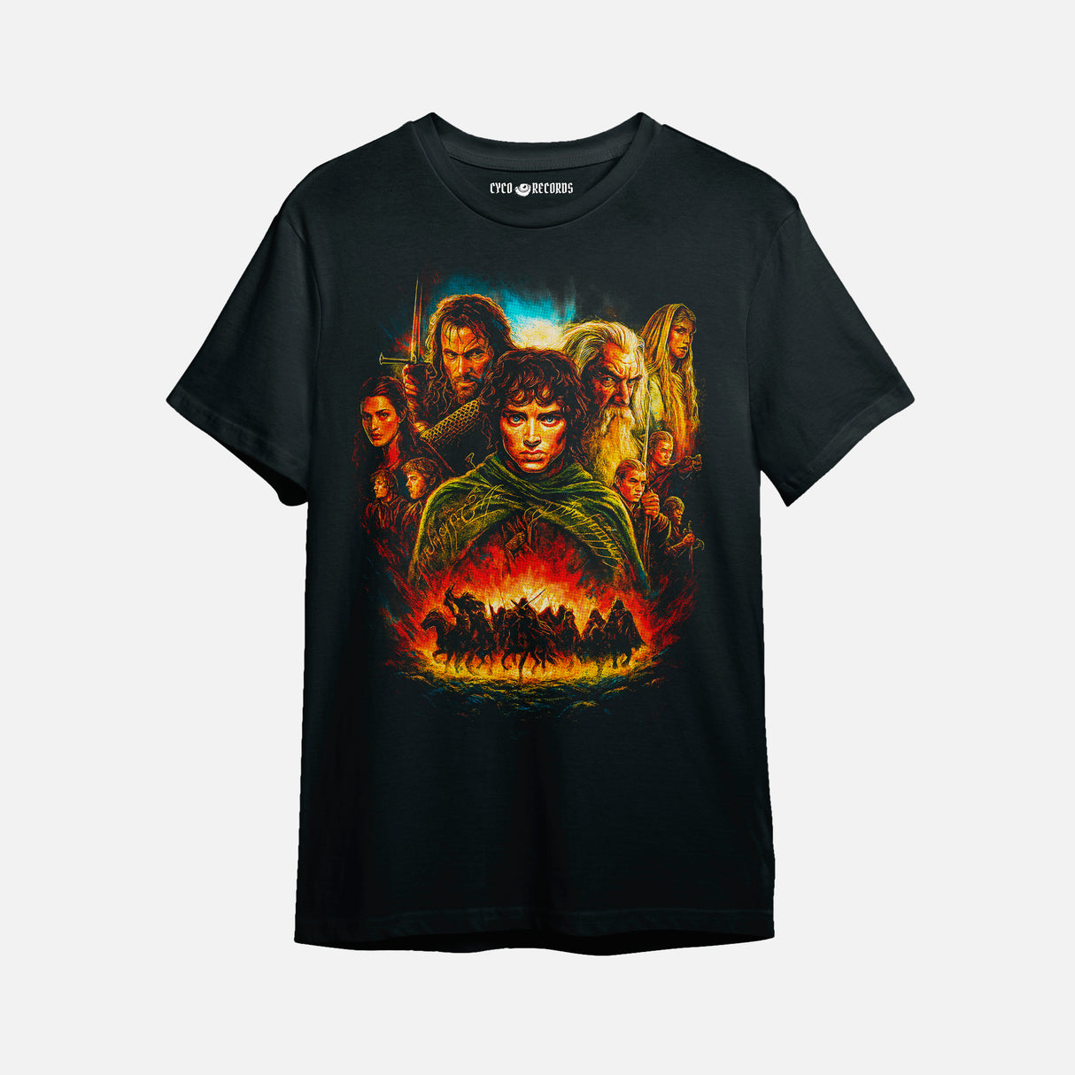 Pelicula - Lord of the Rings - Poster Clasico - Polera