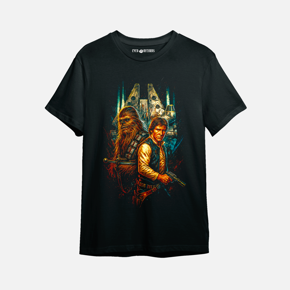 Pelicula - Star Wars Chewie y Han Solo - Polera