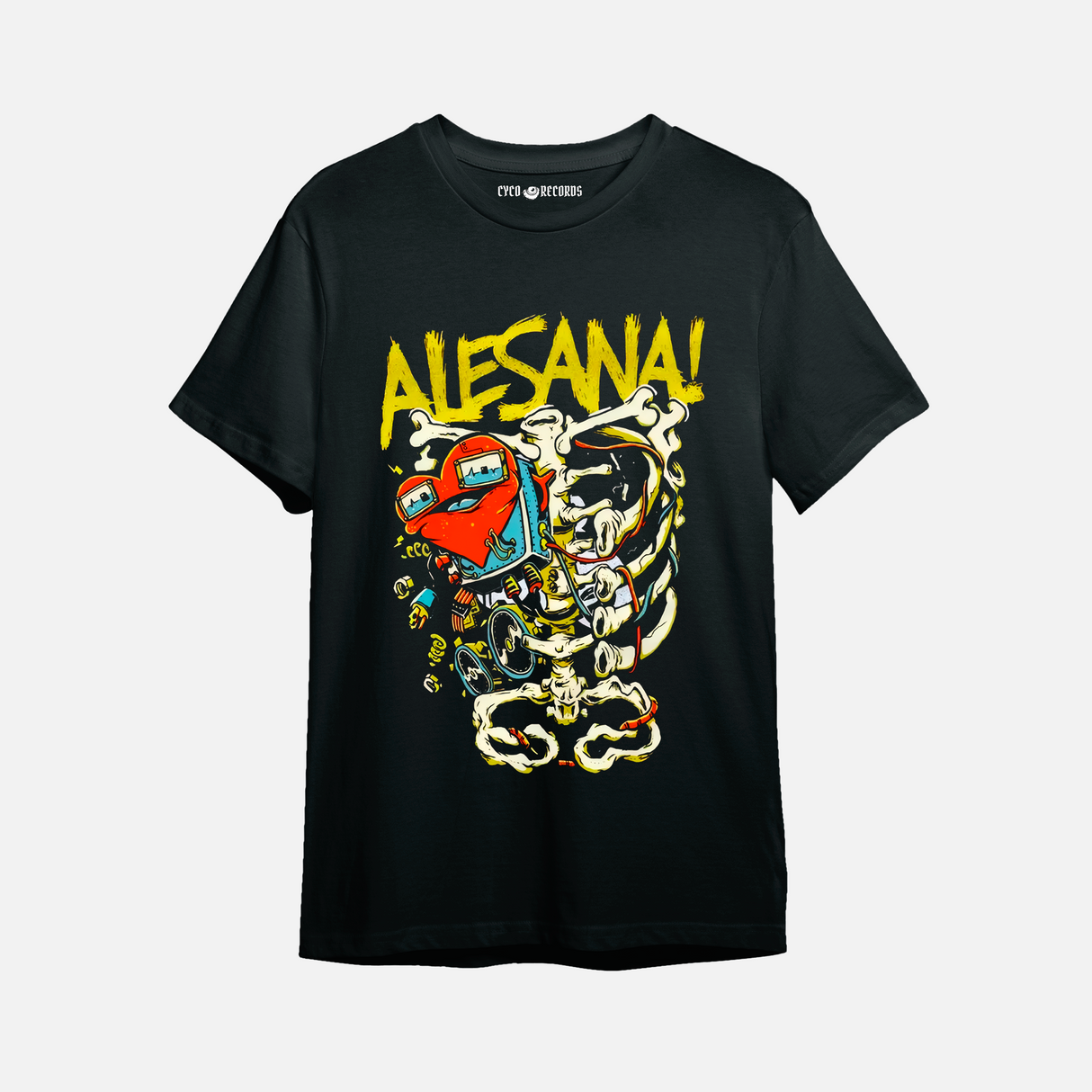 Alesana - Skeleton Heart - Polera