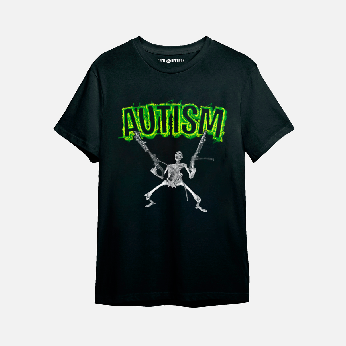 Autism Verde esqueleto AK - Esqueleto - Polera