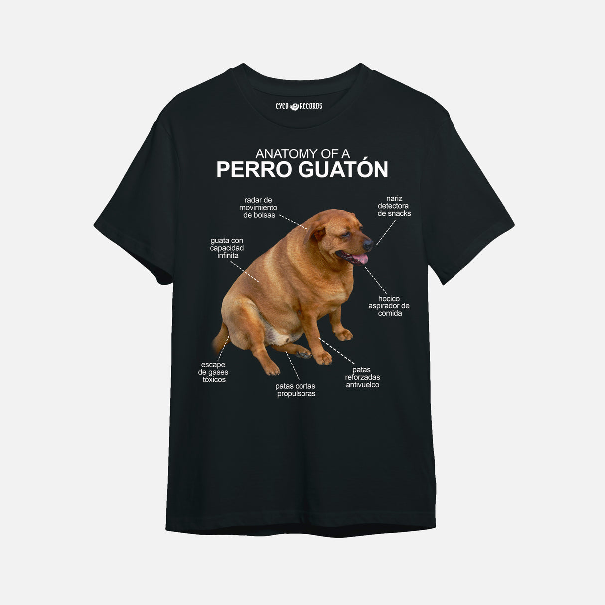 Anatomy of Perro Guaton - Quiltro - Polera