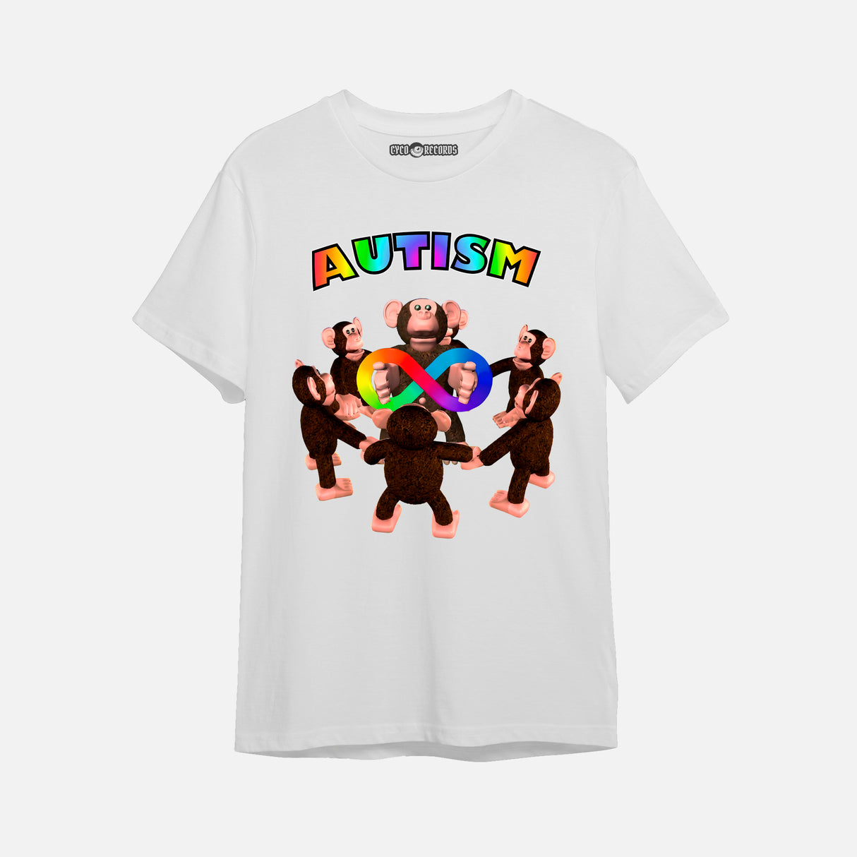 Autism Monos Arcoiris - Polera
