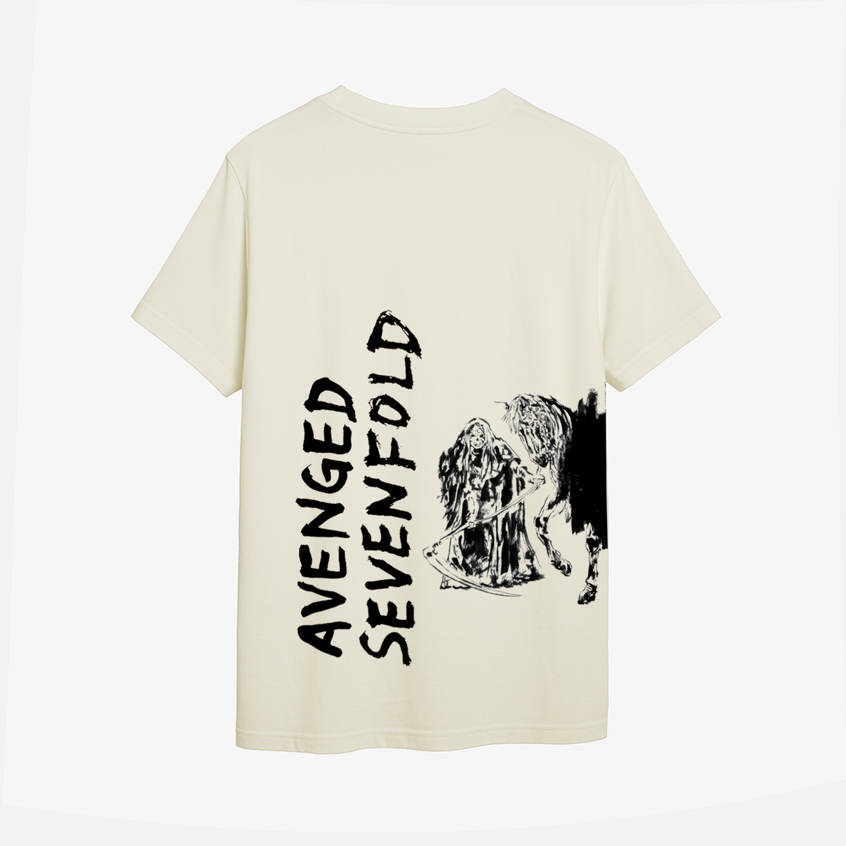 Avenged Sevenfold - Words of wisdom - Polera beige