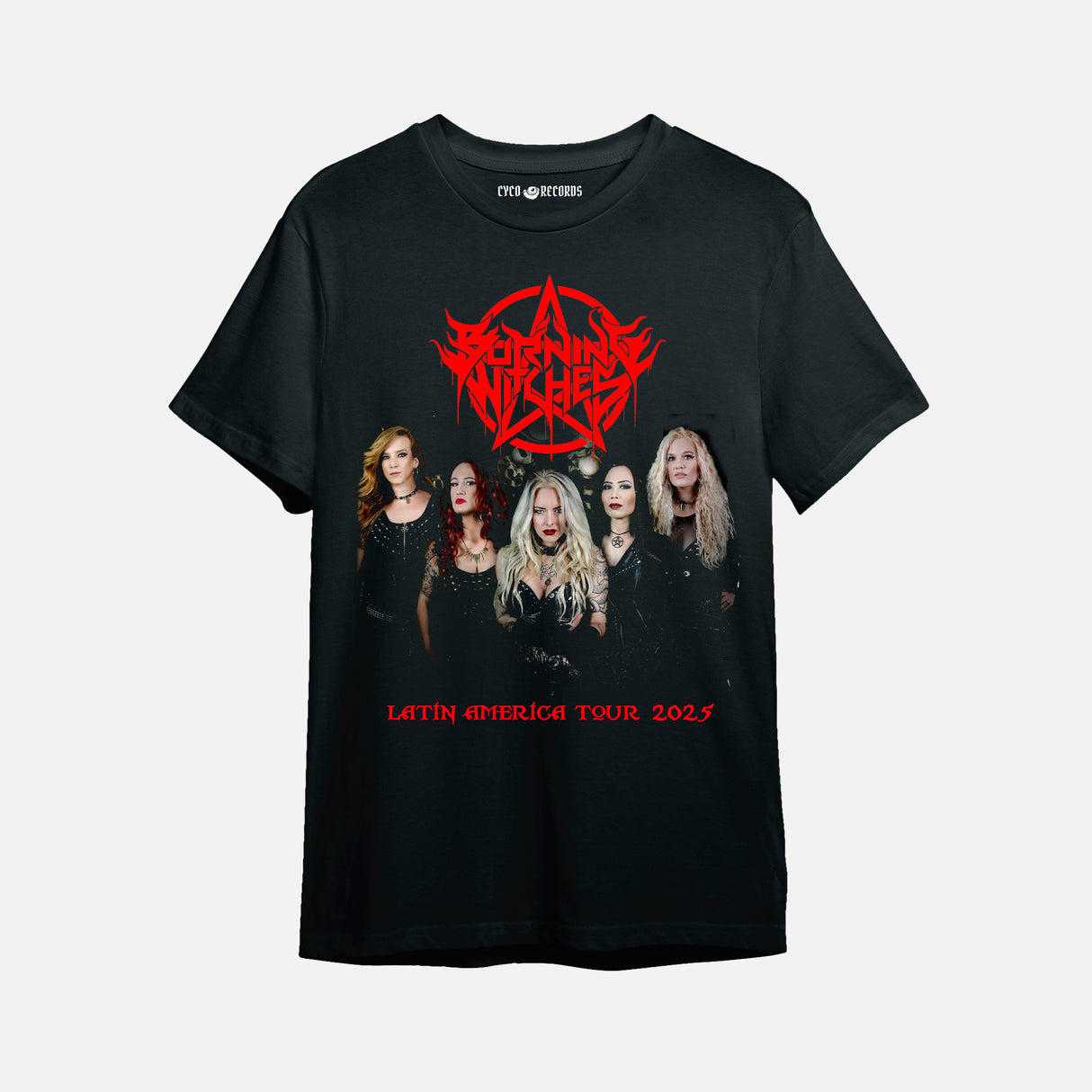 Burning Witches - Tour Chile - Polera