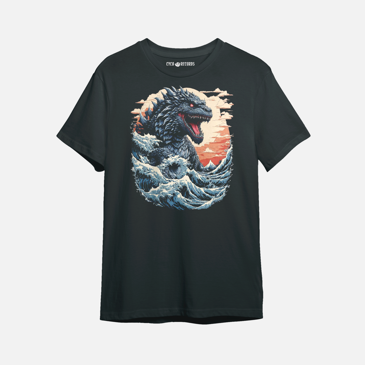 Godzilla - Oriental Art - Polera