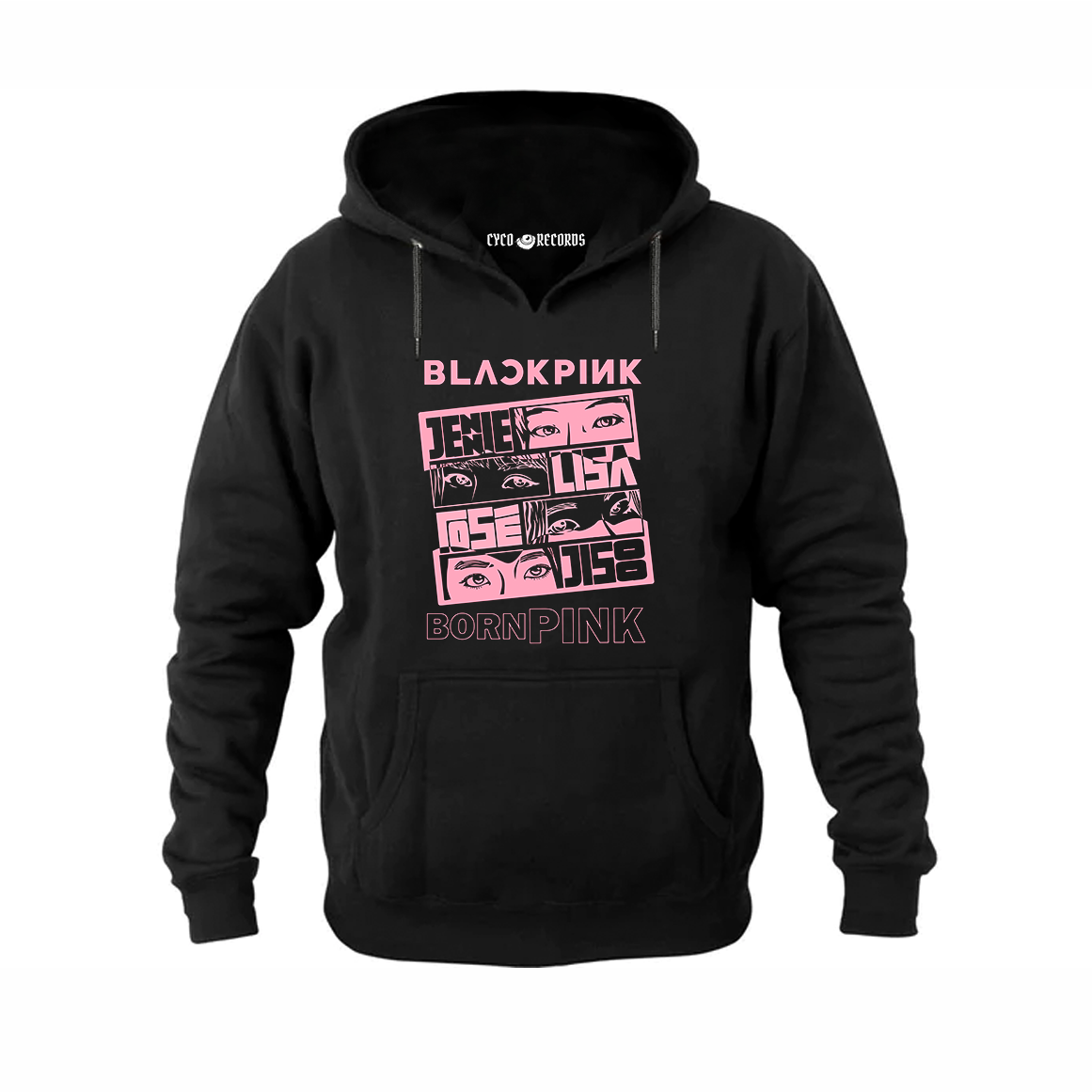 Black Pink - Ojos Born Pink - Poleron Canguro