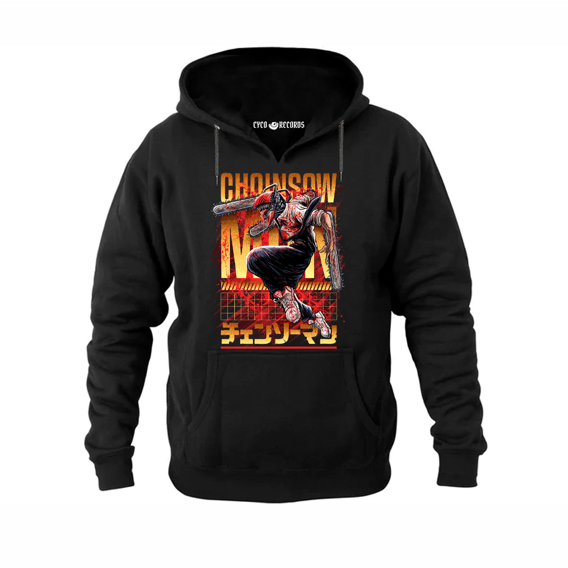 Chainsaw Man - Denji Demon - Poleron Canguro