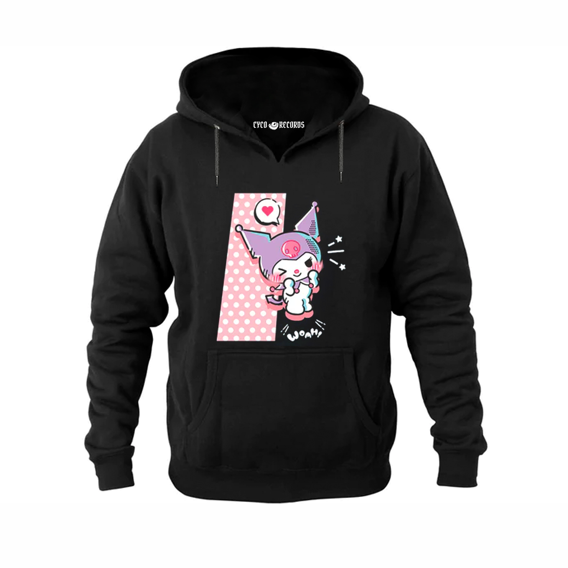 Kuromi - Sanrio - Poleron Canguro