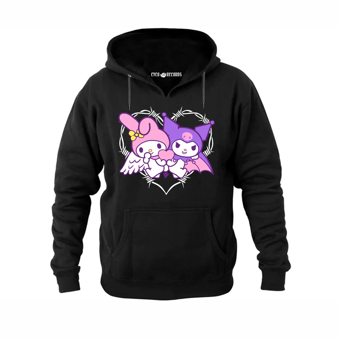 Sanrio - Kuromi y My Melody - Poleron Canguro