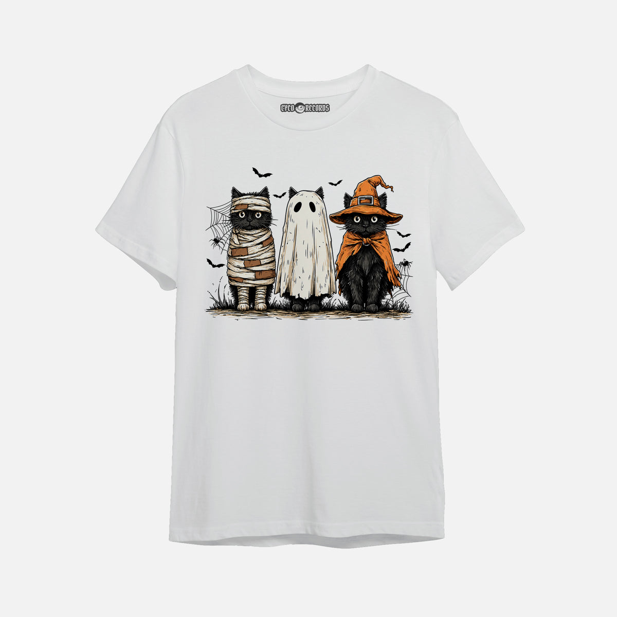 Halloween - Gatos Disfraases - Polera