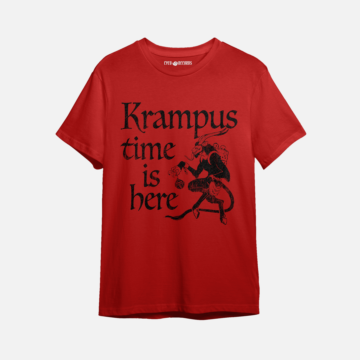 Navidad - Krampus Time - Polera Roja