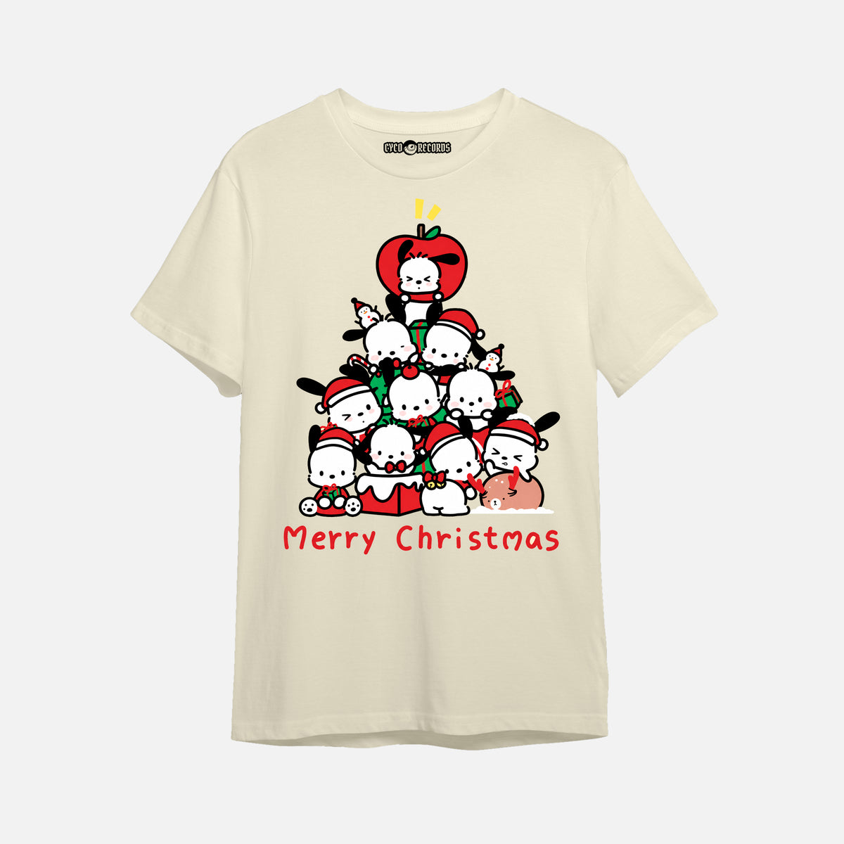 Navidad - Pochacco - Arbol - Polera