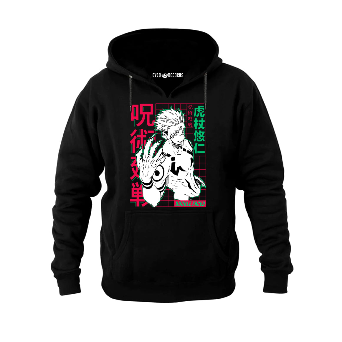 Jujutsu Kaisen - Sukuna Double Faced - Poleron Canguro