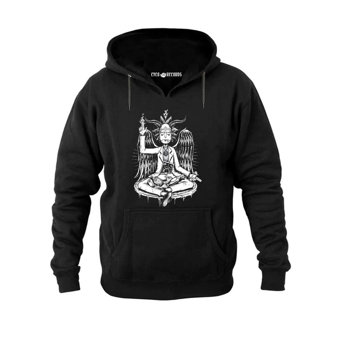 RIck And Morty - Rick Baphomet - Poleron Canguro