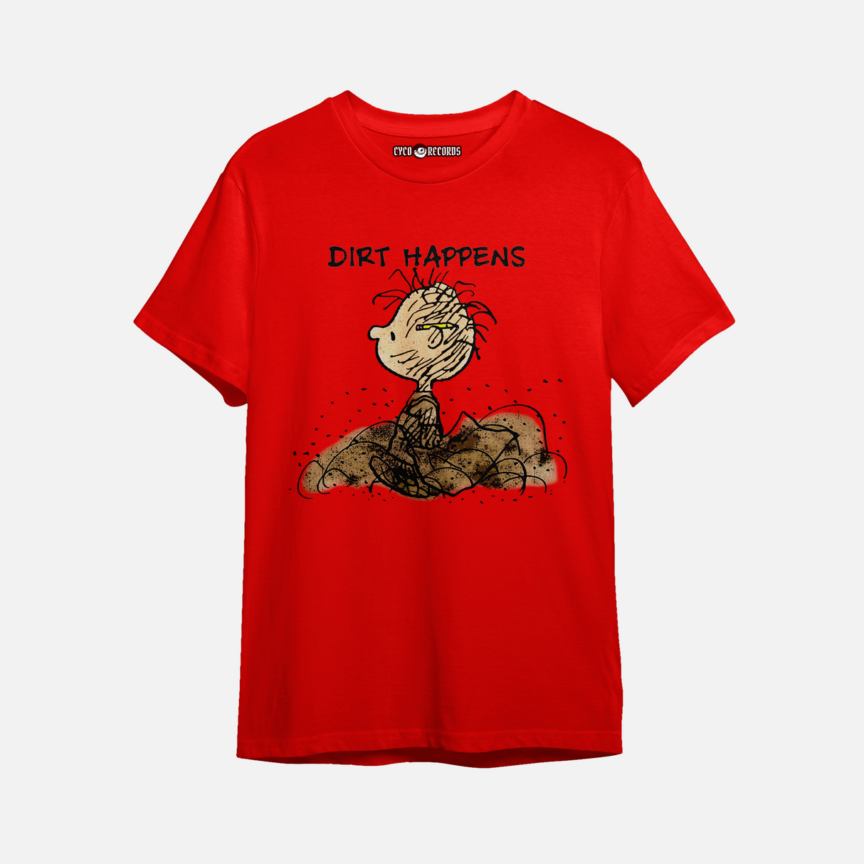 Snoopy Dirt Happens - Roja - Polera