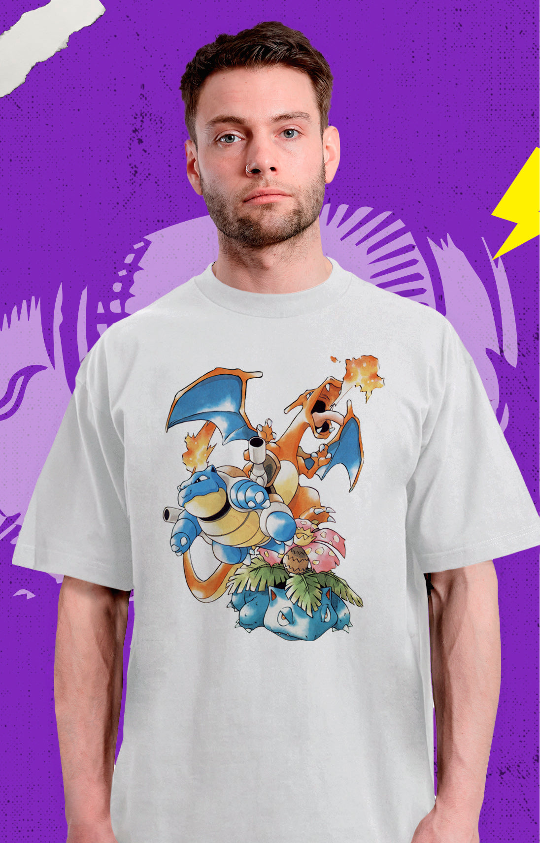 Pokémon - Starters Evolución - Polera