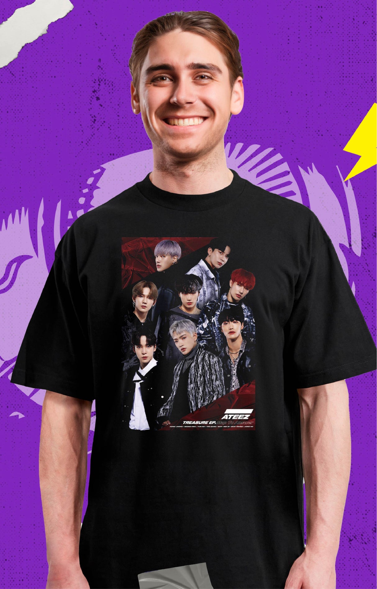 Ateez - Group Boy Band - Polera