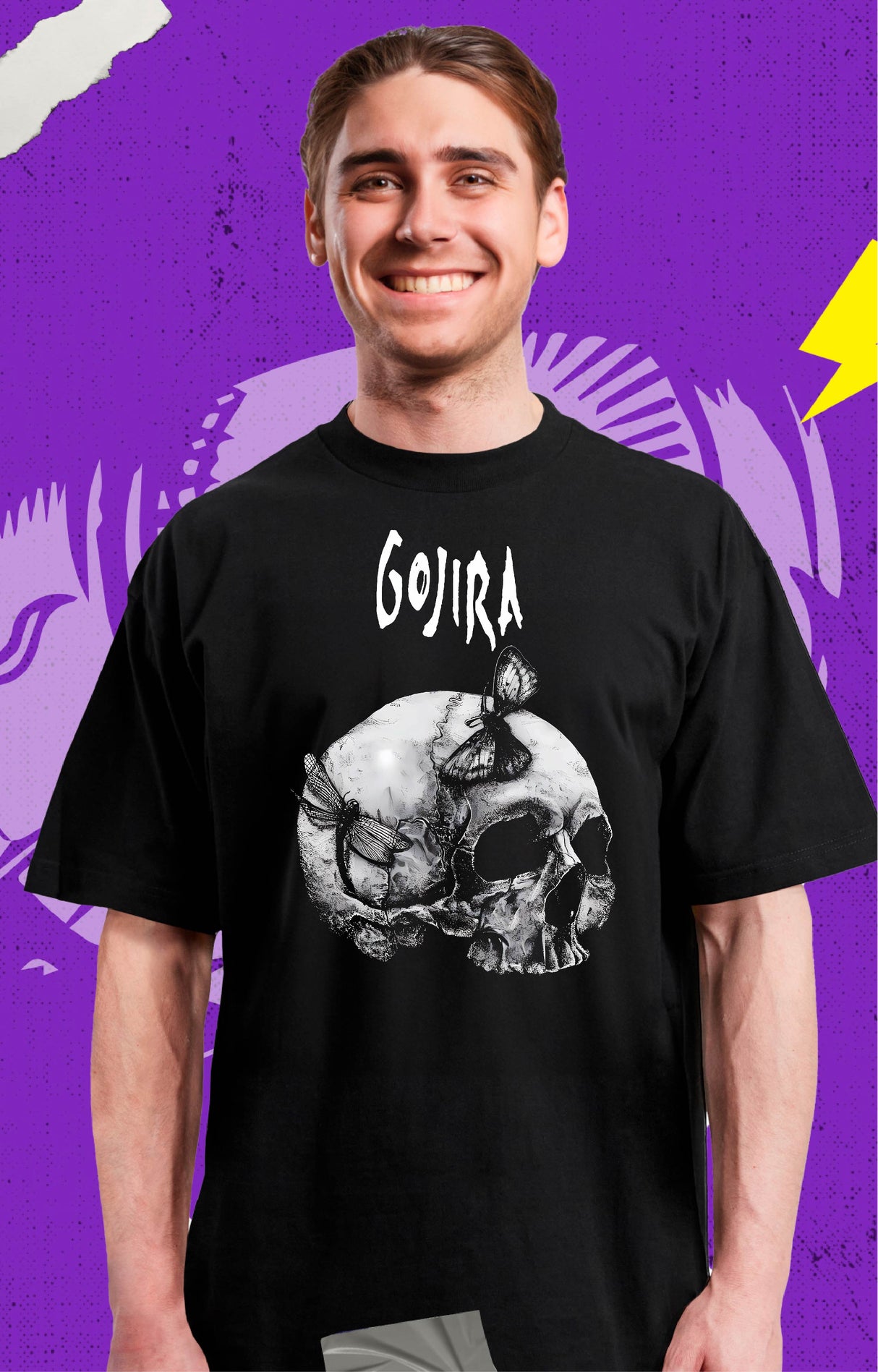 Gojira - Moth Skull - Polera