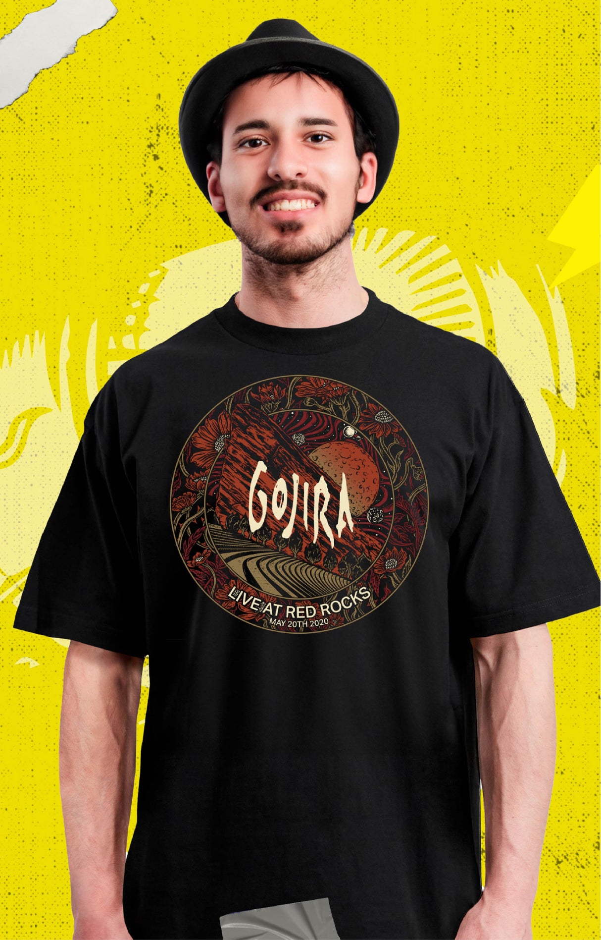 Gojira - Live At Red Rocks Poster - Polera