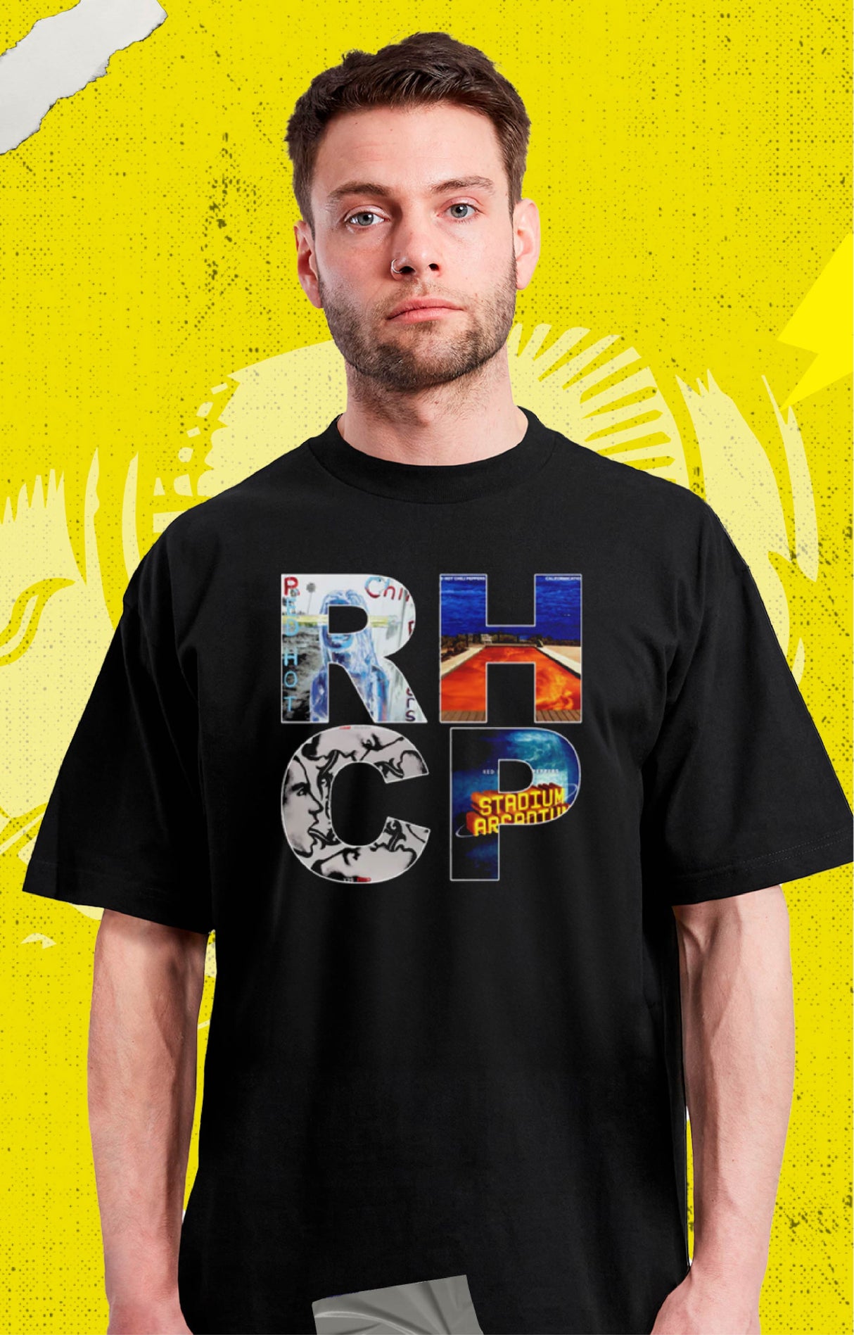 Red Hot Chili Peppers - Albums Collage - Polera
