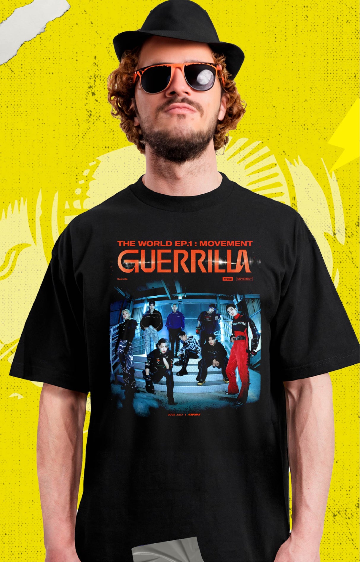 Ateez - Guerrilla Boy Band - Polera