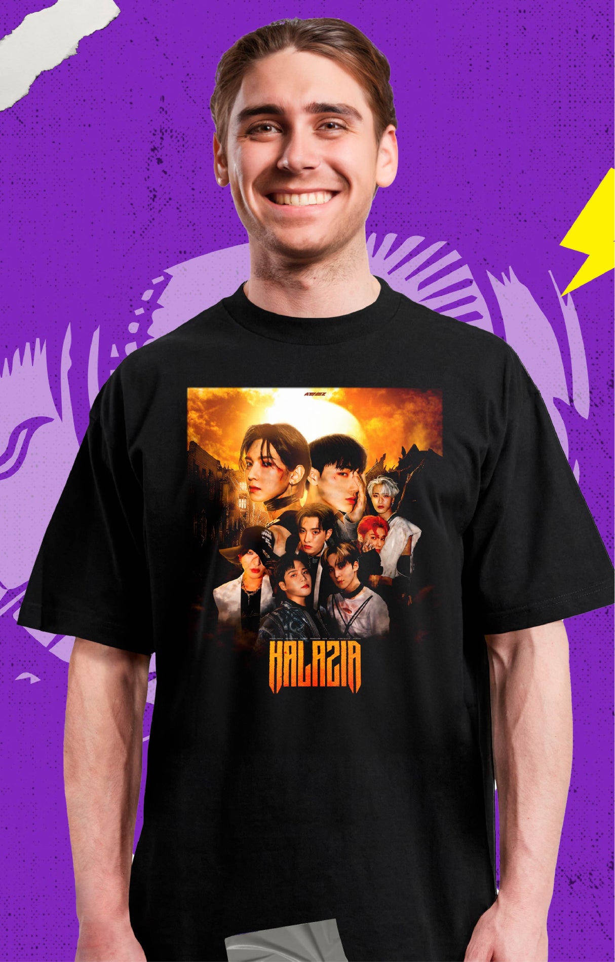 Ateez - Halazia Poster - Polera