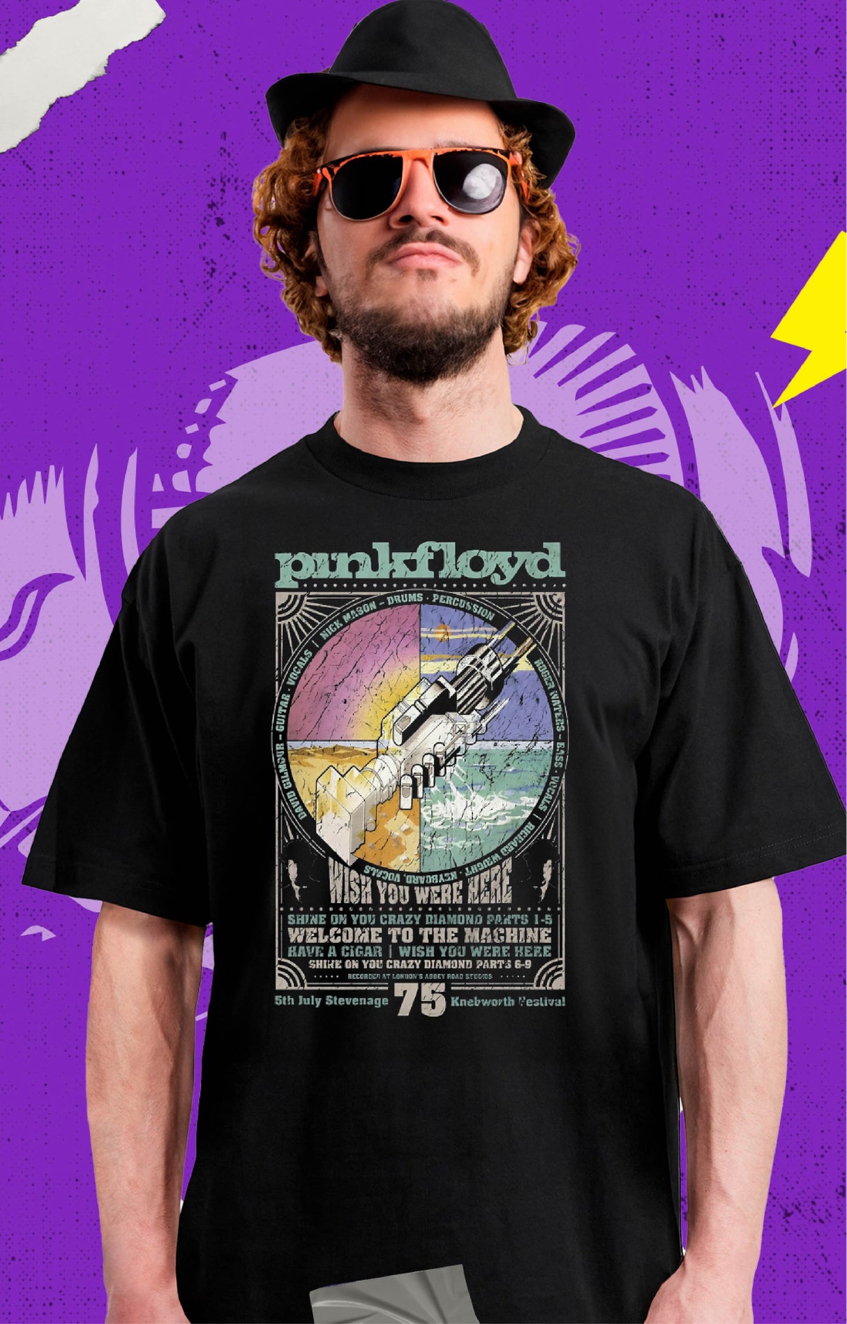 Pink Floyd - Wish You Were Here 75 - Polera