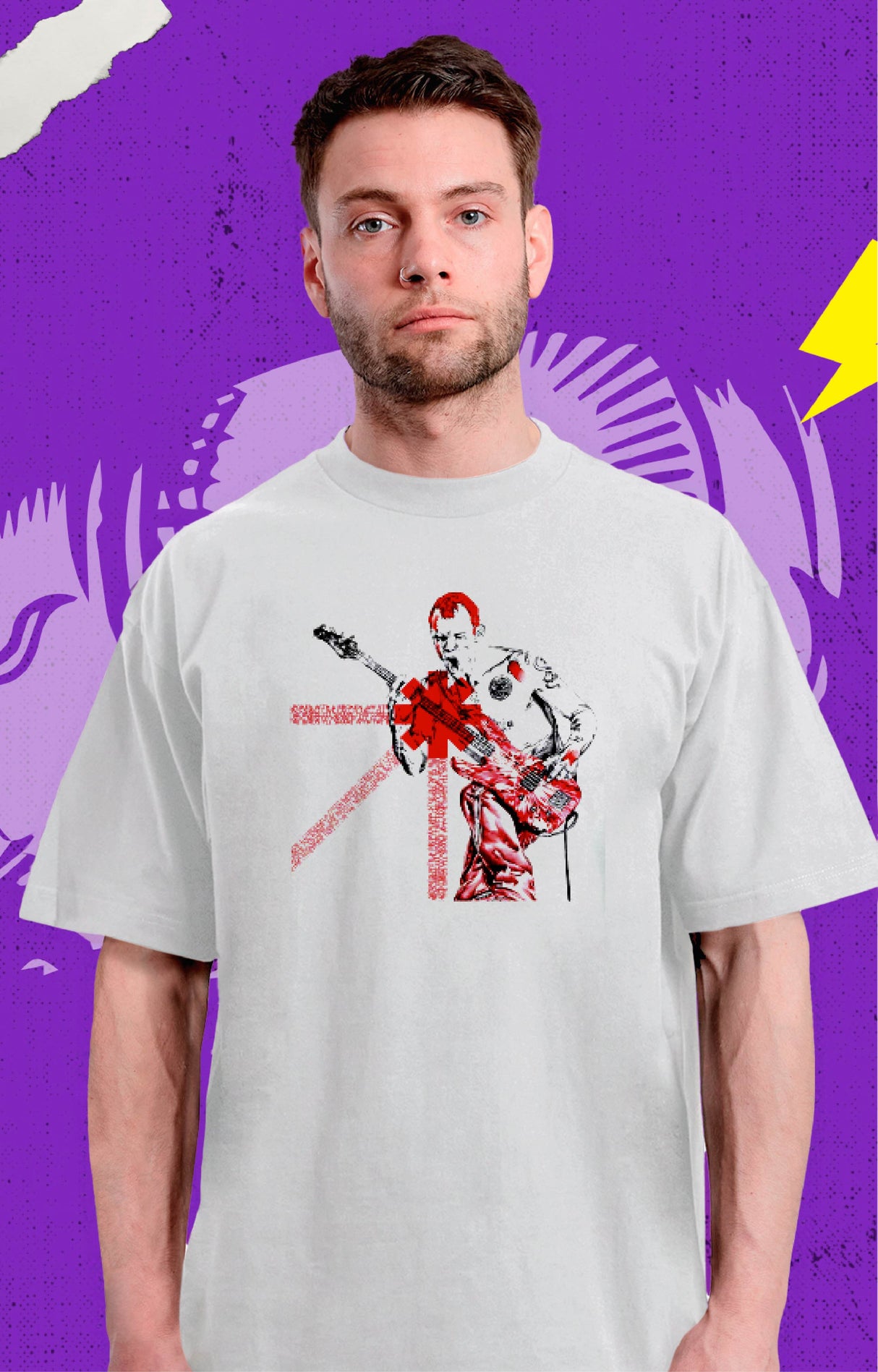 RED HOT CHILI PEPPERS - FLEA DRAW - Polera