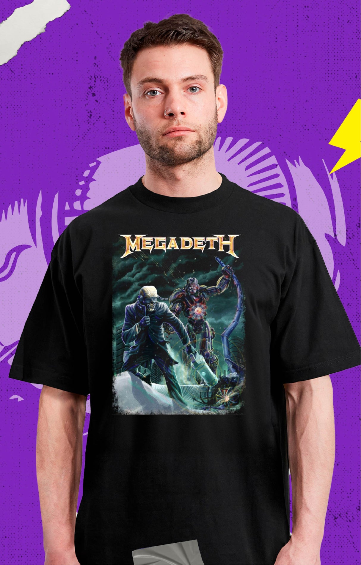 Megadeth - Rattlehead Robot - Polera