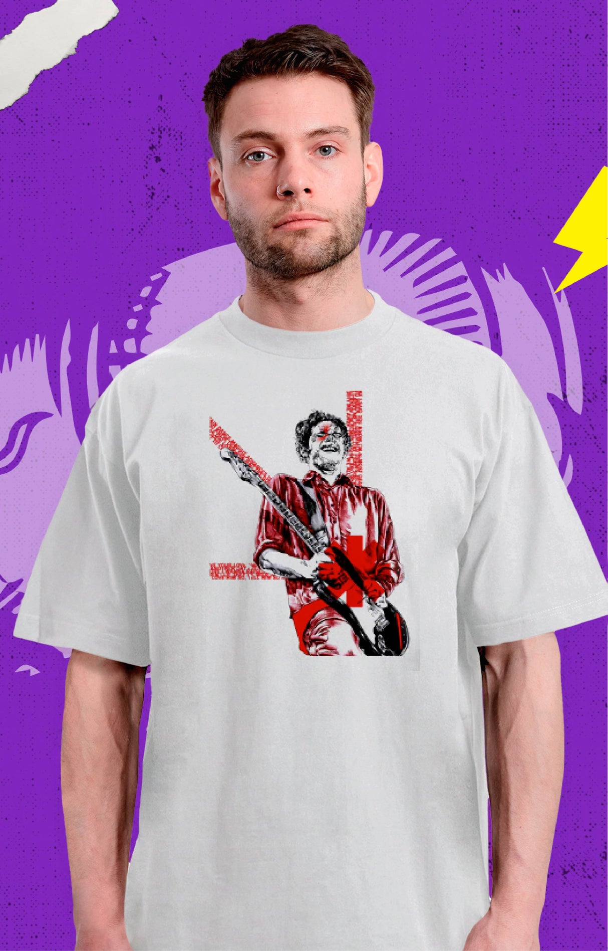 RED HOT CHILI PEPPERS - frusciante DRAW - Polera