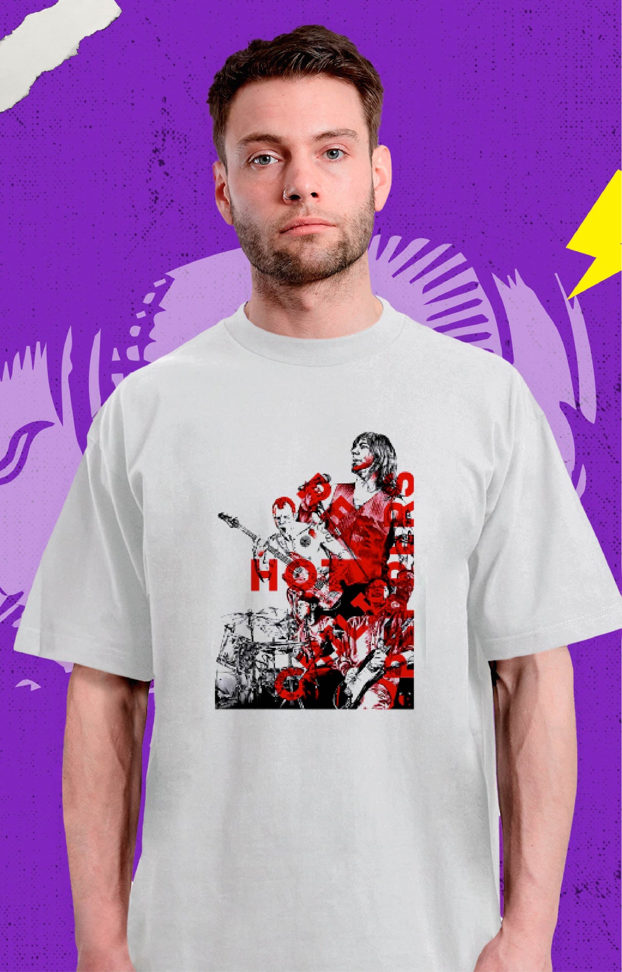 RED HOT CHILI PEPPERS - DRAW - Polera