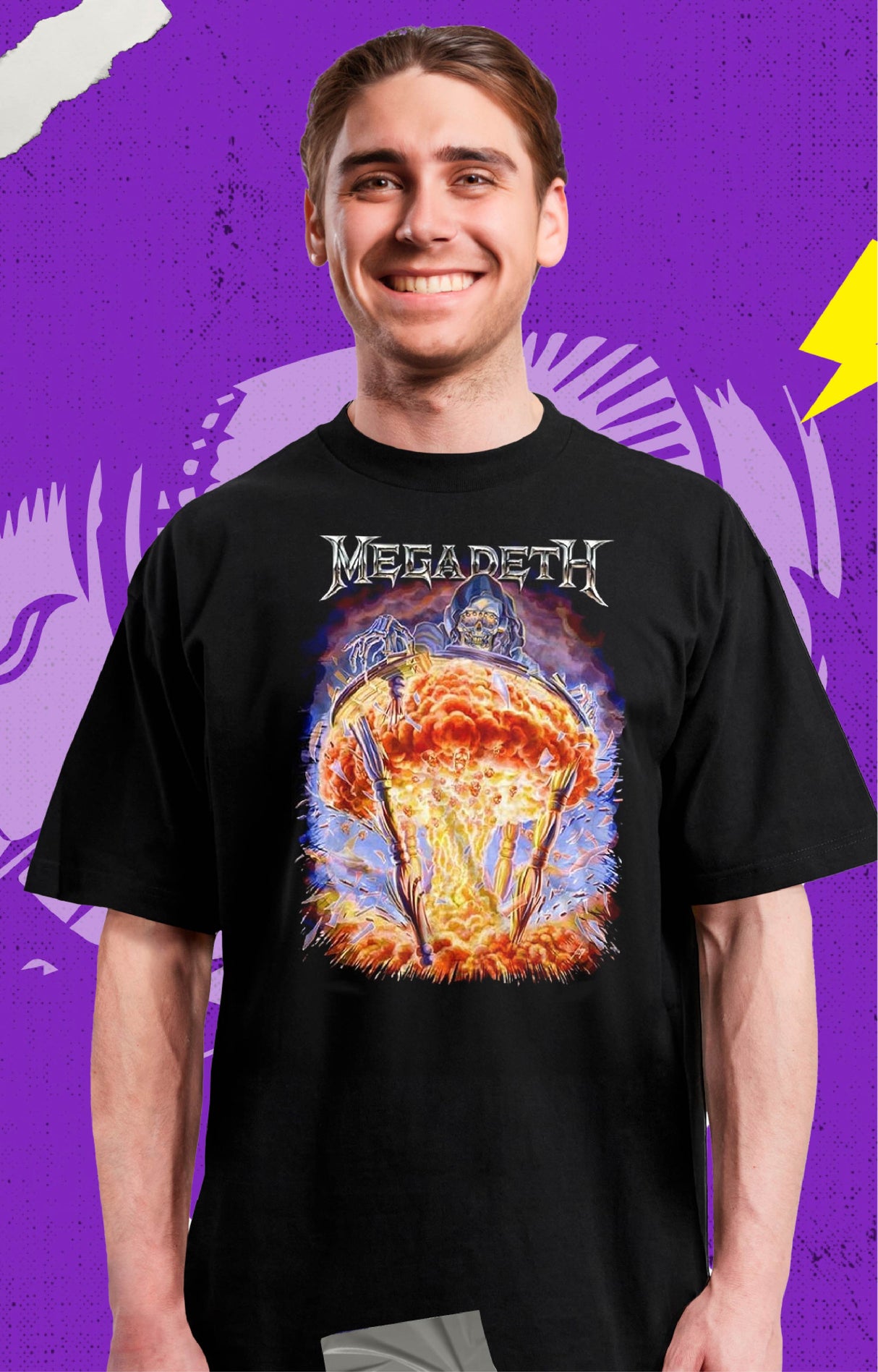 Megadeth - Rattlehead Nuclear - Polera