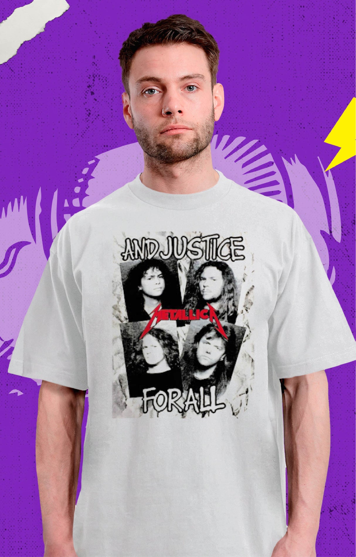 Metallica - And Justice 4 Faces - Polera