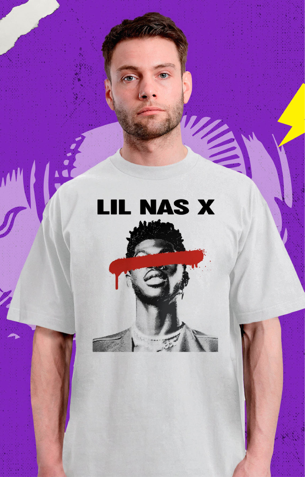 Lil Nas X - Censored Lollapalooza - Polera