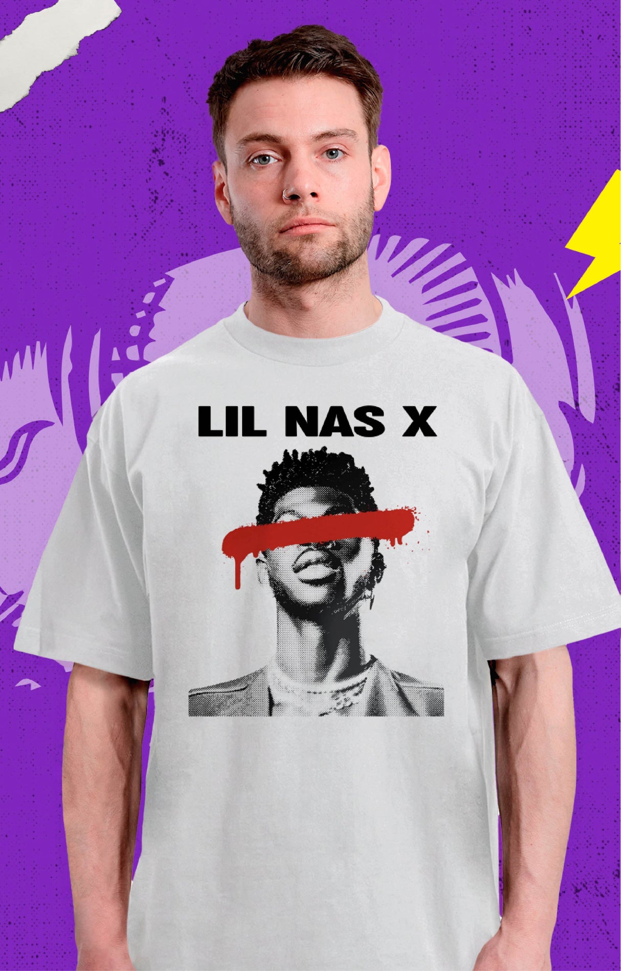 Lil Nas X - Censored Lollapalooza - Polera
