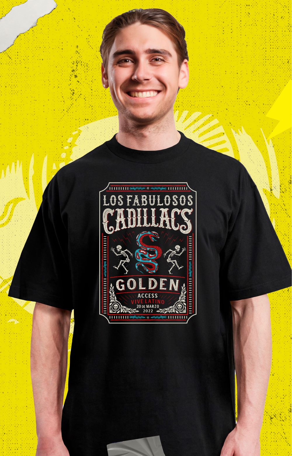 Fabulosos Cadillacs - Golden - Polera